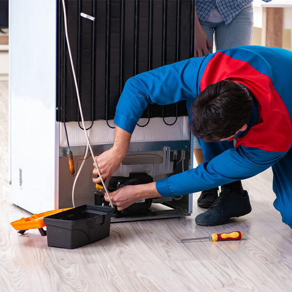 how much do you charge for refrigerator repair services in Benton